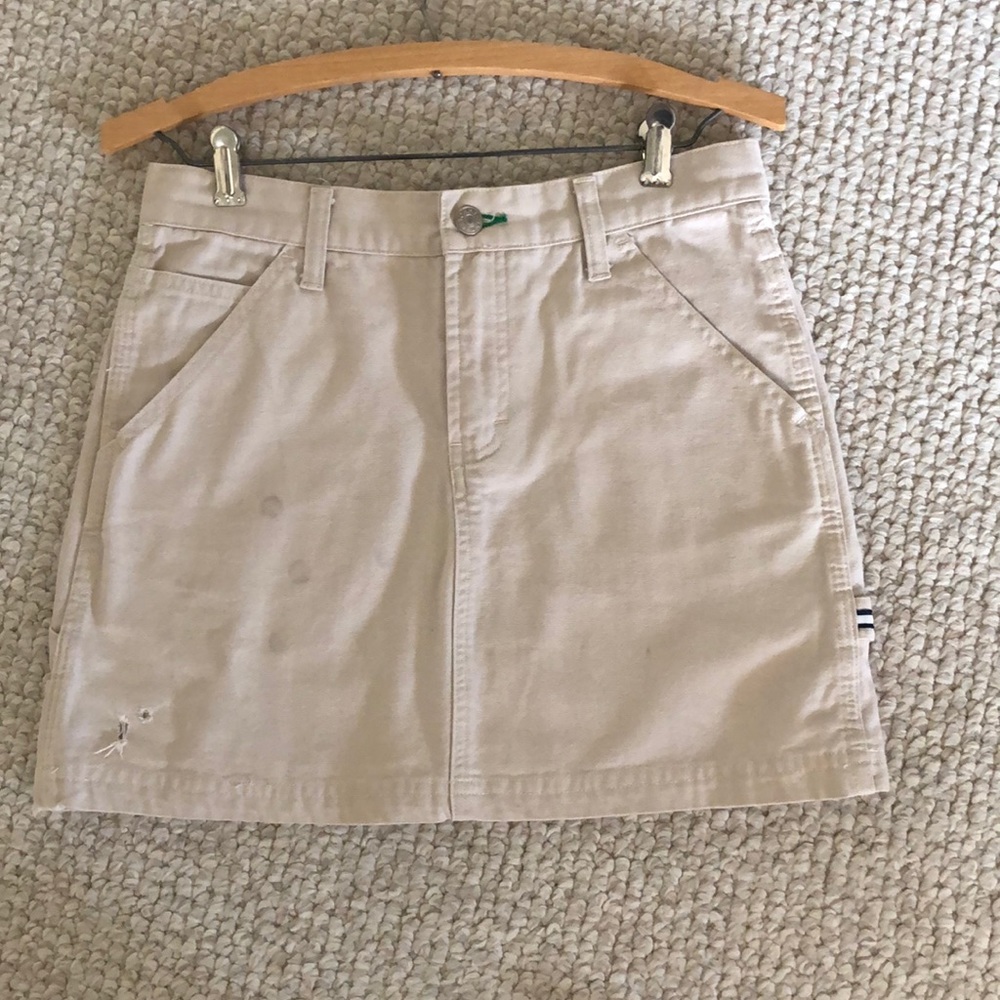 Tommy Jeans Distressed Skirt 14 3/4 Length Size 5